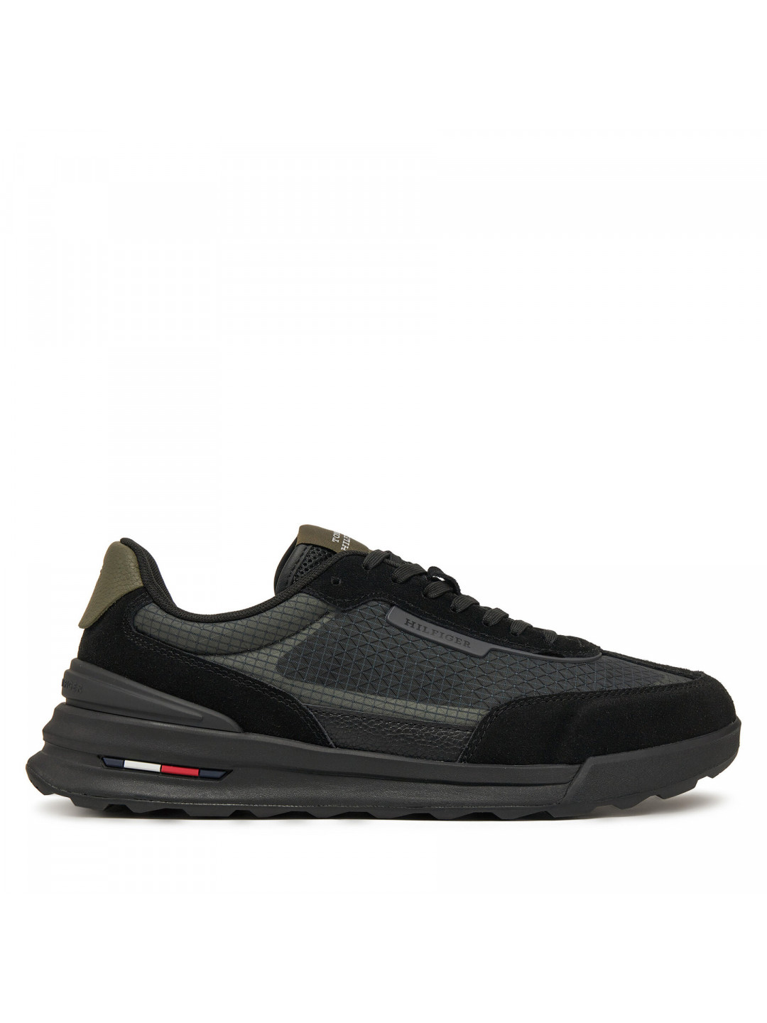 Sneakersy Tommy Hilfiger Retro Runner Seasonal FM0FM05328 Černá